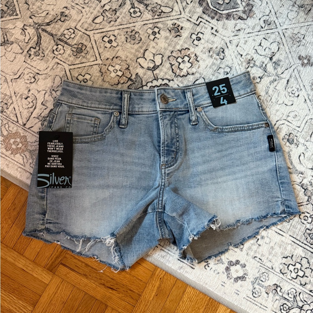 Silver Jeans Women's Light Blue Jean Shorts